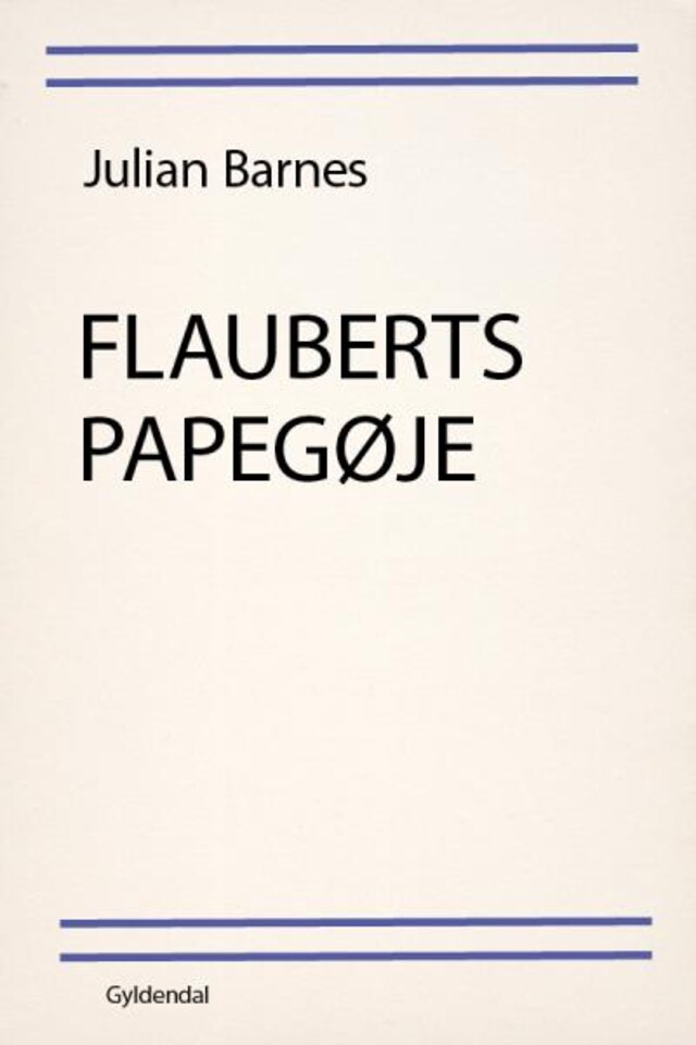 Buchcover für Flauberts papegøje