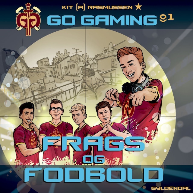 Couverture de livre pour Go Gaming 1 - Frags og fodbold