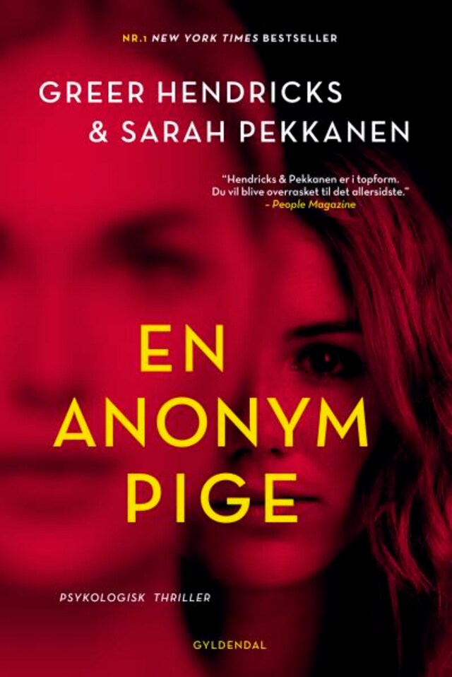 Book cover for En anonym pige