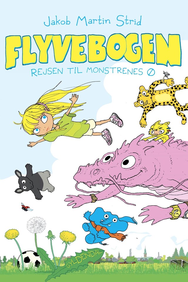 Buchcover für Flyvebogen. Rejsen til monstrenes ø - Lyt&læs