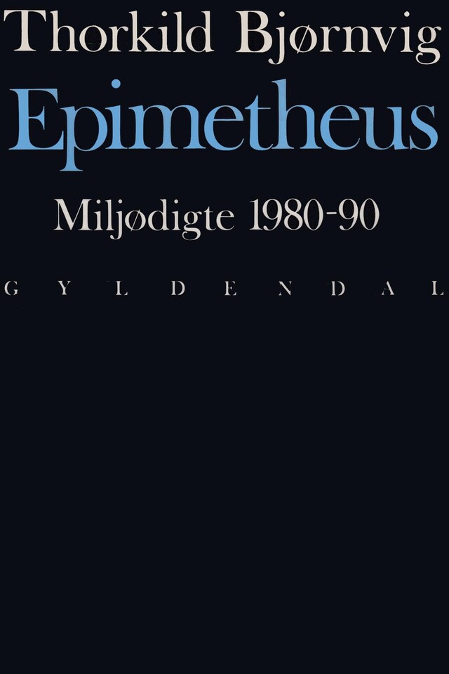 Book cover for Epimetheus