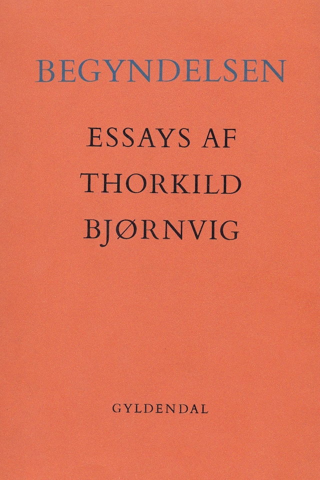 Book cover for Begyndelsen