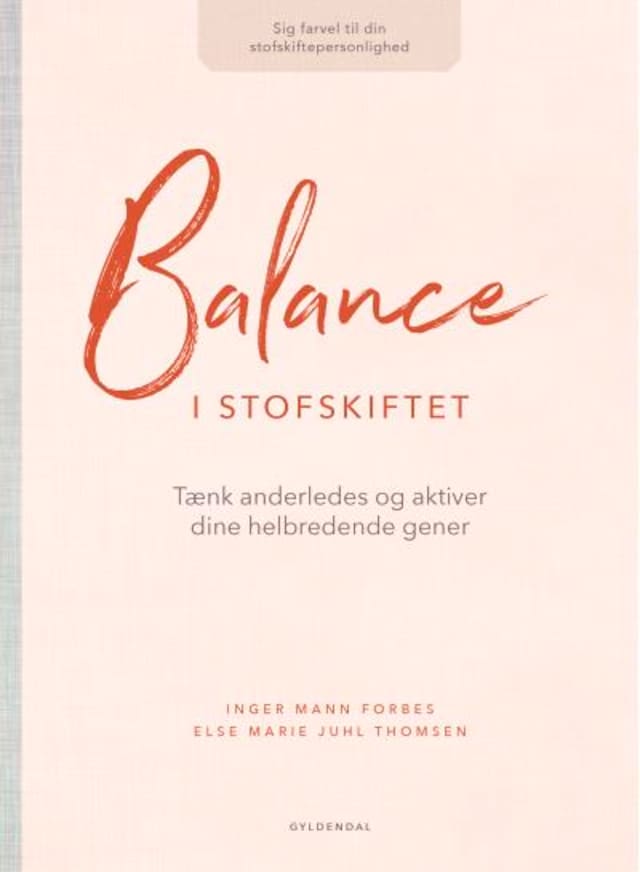 Copertina del libro per Balance i stofskiftet