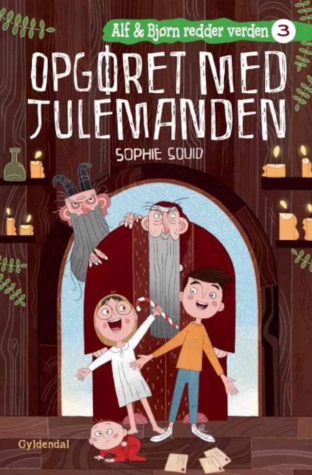 Buchcover für Alf og Bjørn redder verden 3 - Opgøret med julemanden