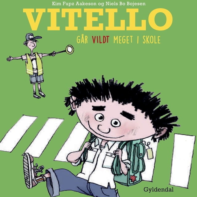 Kirjankansi teokselle Vitello går vildt meget i skole