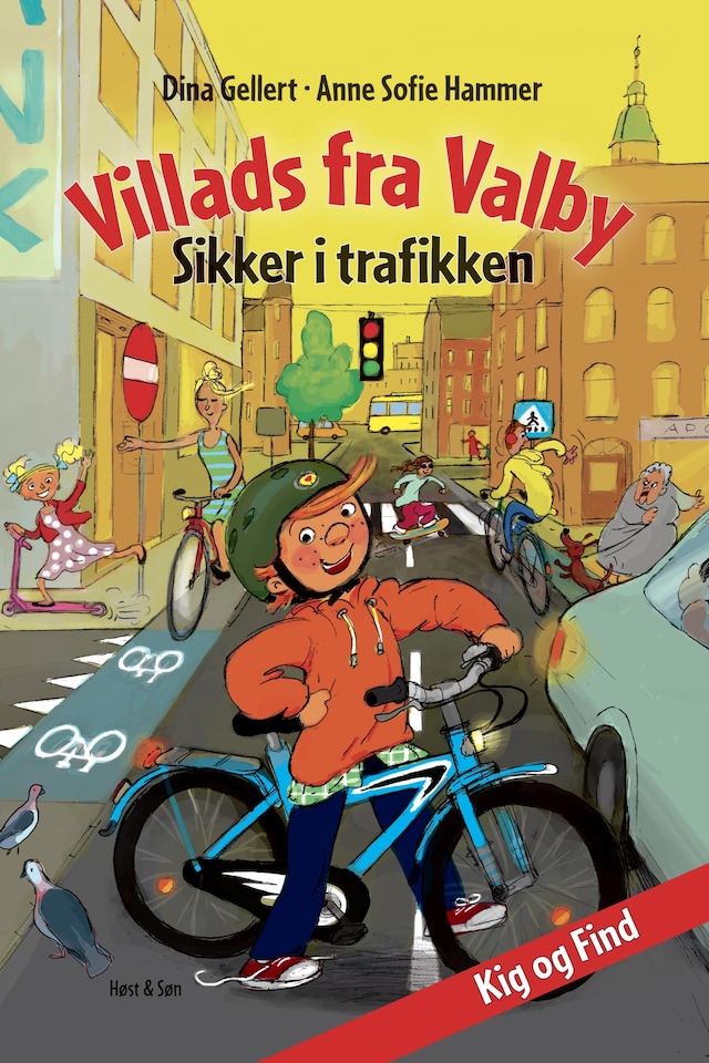 Portada de libro para Villads fra Valby Sikker i trafikken