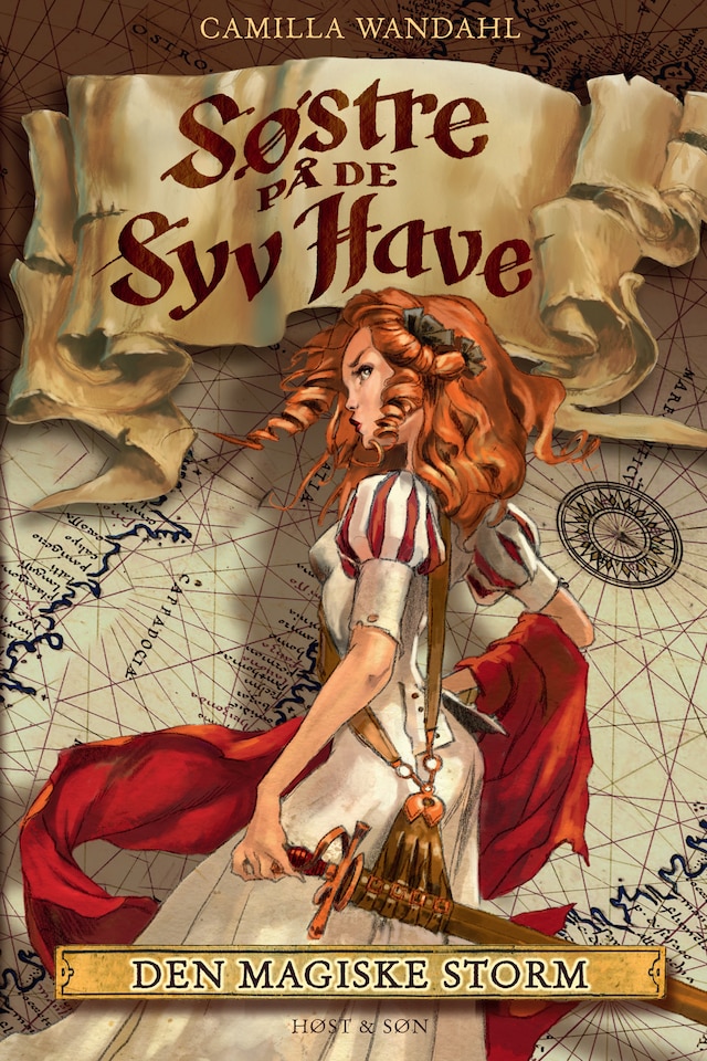 Book cover for Søstre på De Syv Have 2 - Den magiske storm
