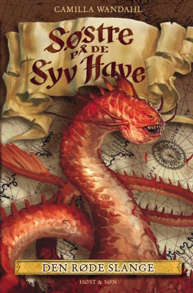 Copertina del libro per Søstre på De Syv Have (3). Den Røde Slange