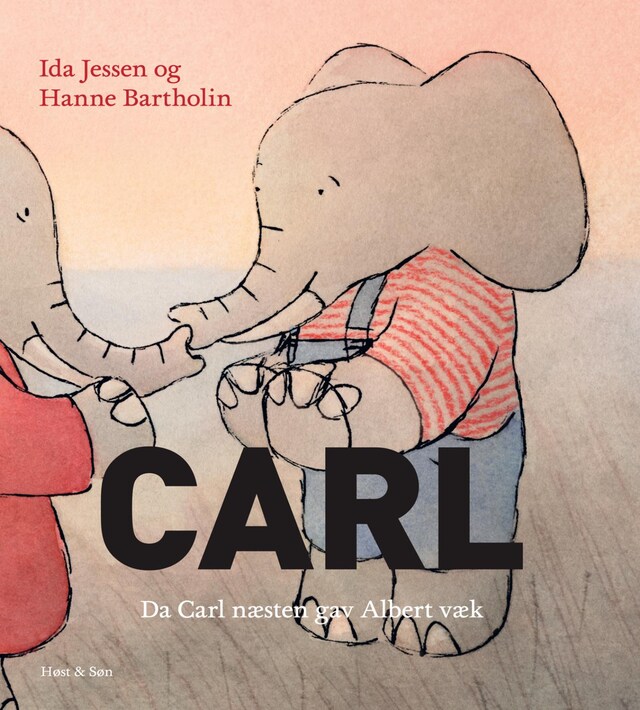 Book cover for Da Carl næsten gav Albert væk - Lyt&læs