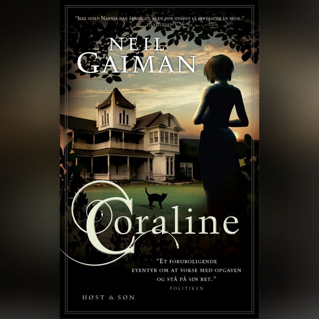 Book cover for Coraline, jubilæumsudgave