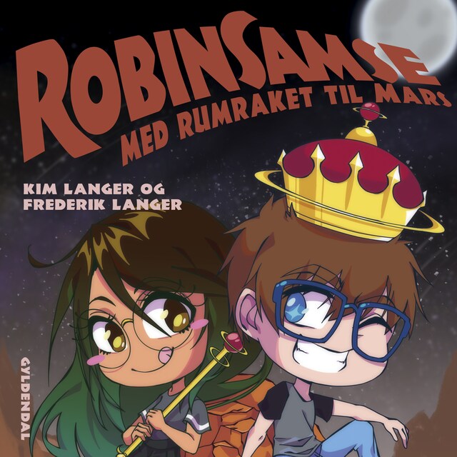 Book cover for RobinSamse med rumraket til Mars