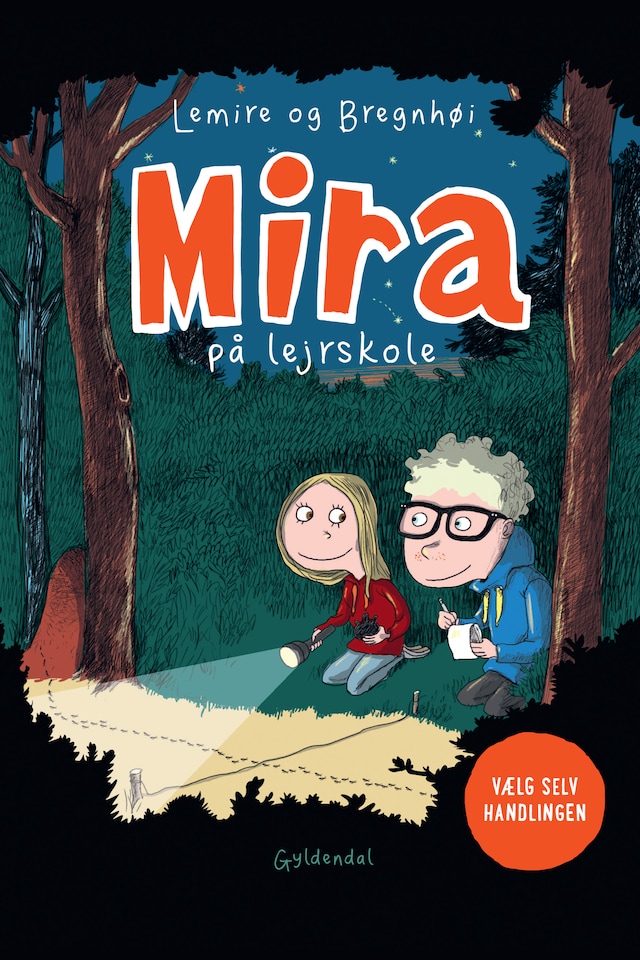 Book cover for Mira på lejrskole. Vælg selv handlingen