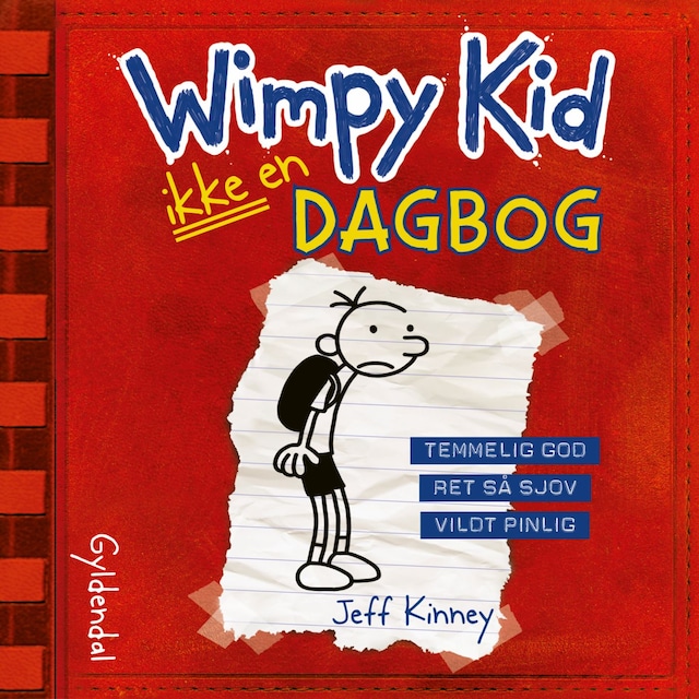 Book cover for Wimpy Kid 1 - Ikke en dagbog