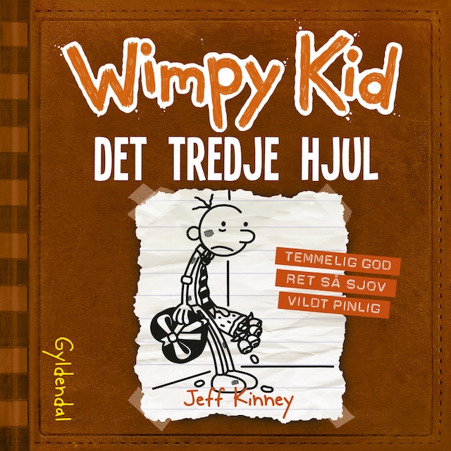 Copertina del libro per Wimpy Kid 7 - det tredje hjul