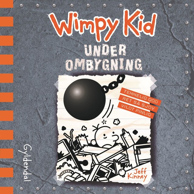 Book cover for Wimpy Kid 14 - Under ombygning
