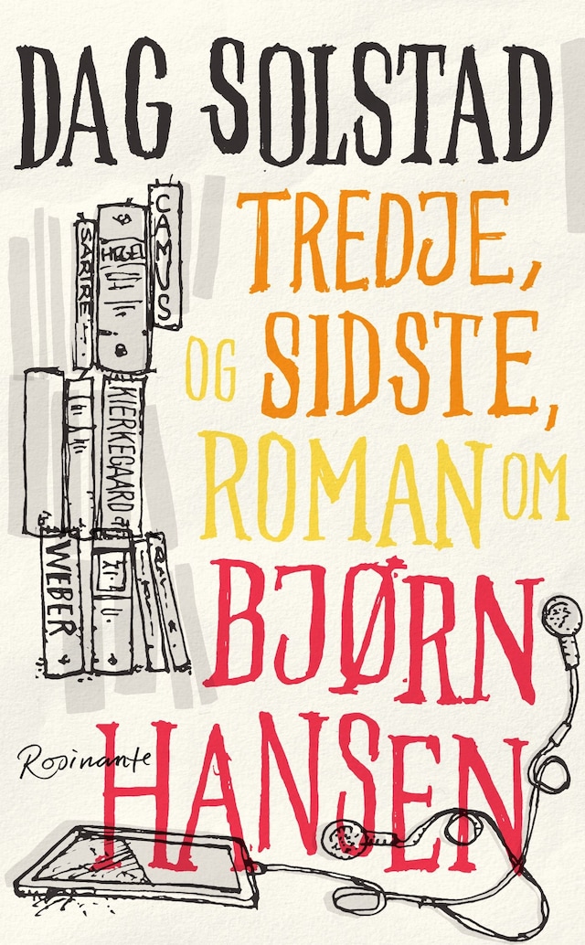 Okładka książki dla Tredje, og sidste, roman om Bjørn Hansen