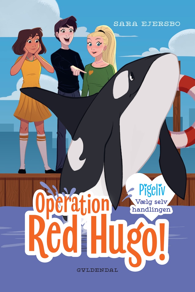Book cover for Pigeliv - Operation Red Hugo! Vælg selv handlingen
