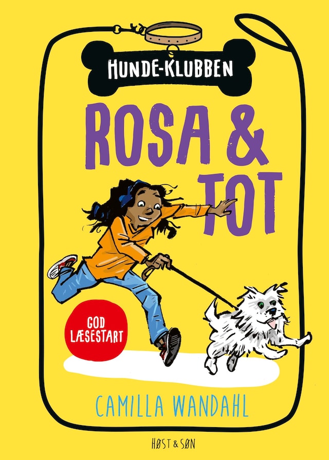 Book cover for Hundeklubben 1 - Rosa og Tot