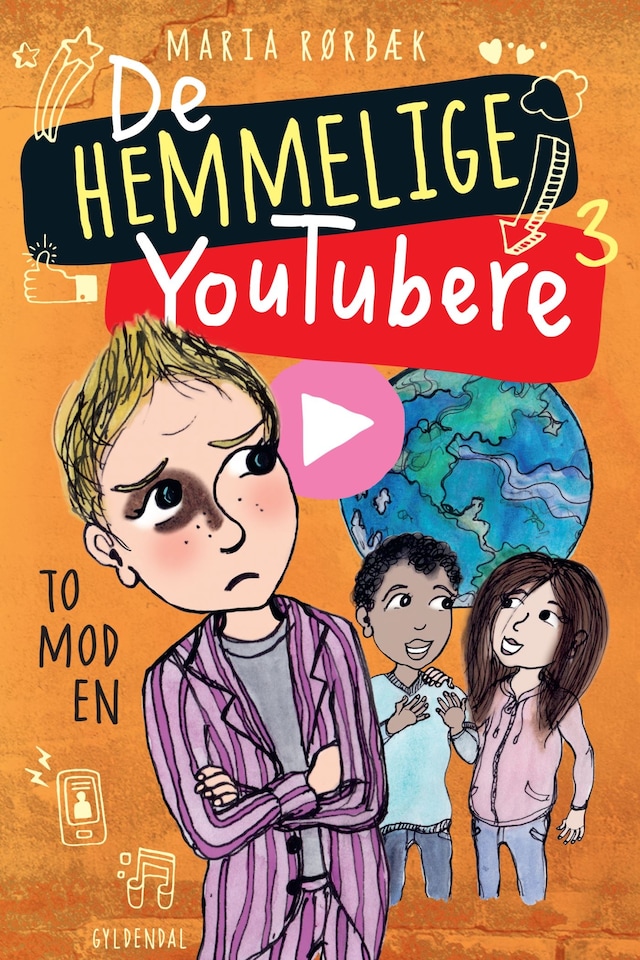 Buchcover für De Hemmelige Youtubere 3 - To mod en