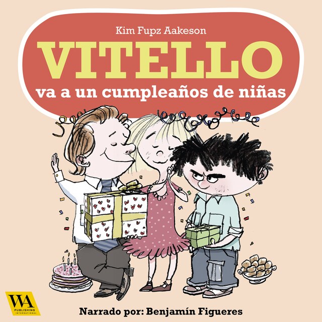 Portada de libro para Vitello va a un cumpleaños de niñas