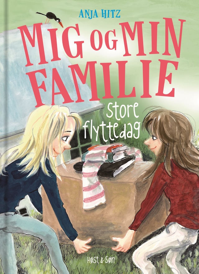 Okładka książki dla Mig og min familie. Store flyttedag