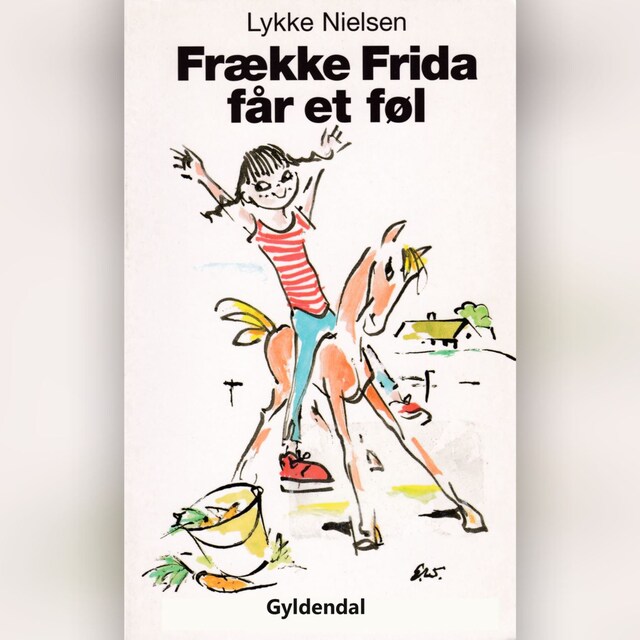 Boekomslag van Frække Frida får et føl