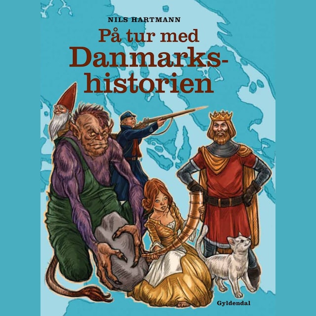 Couverture de livre pour På tur med Danmarkshistorien