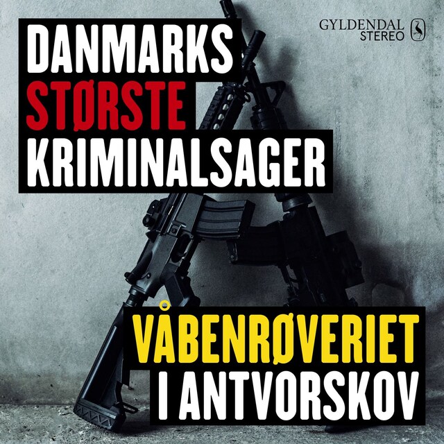 Boekomslag van Danmarks største kriminalsager: Våbenrøveriet i Antvorskov
