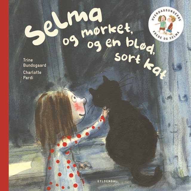 Buchcover für Frede og Selma 3 Selma og mørket og en blød, sort kat