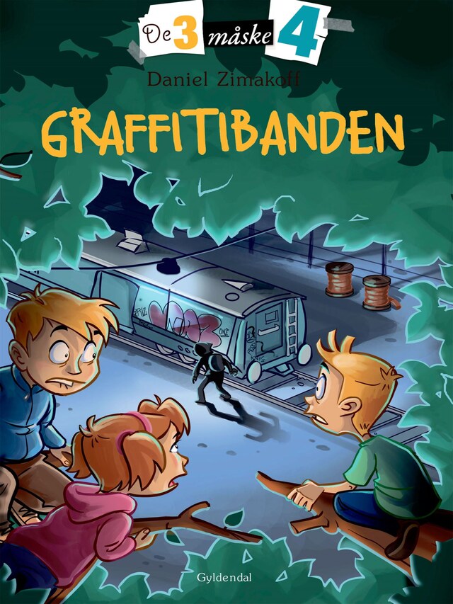 Book cover for De tre måske fire 4 - Graffitibanden