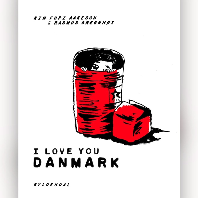 Book cover for I love you danmark