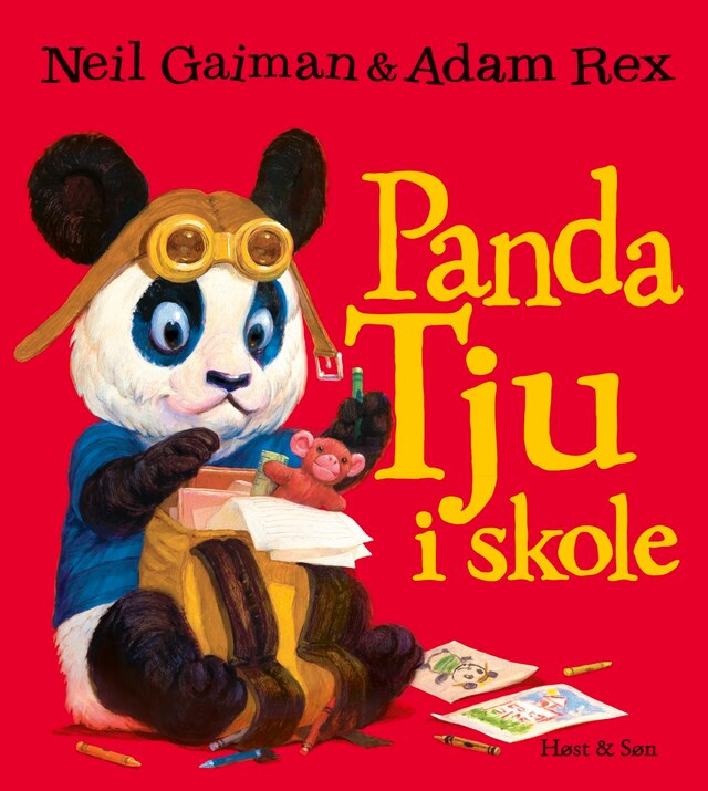 Book cover for Panda Tju i skole