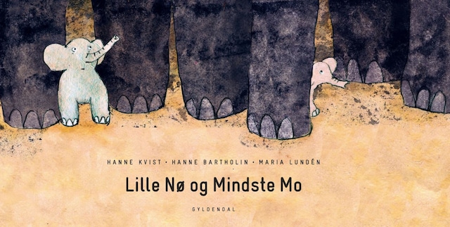 Kirjankansi teokselle Lille Nø og Mindste Mo
