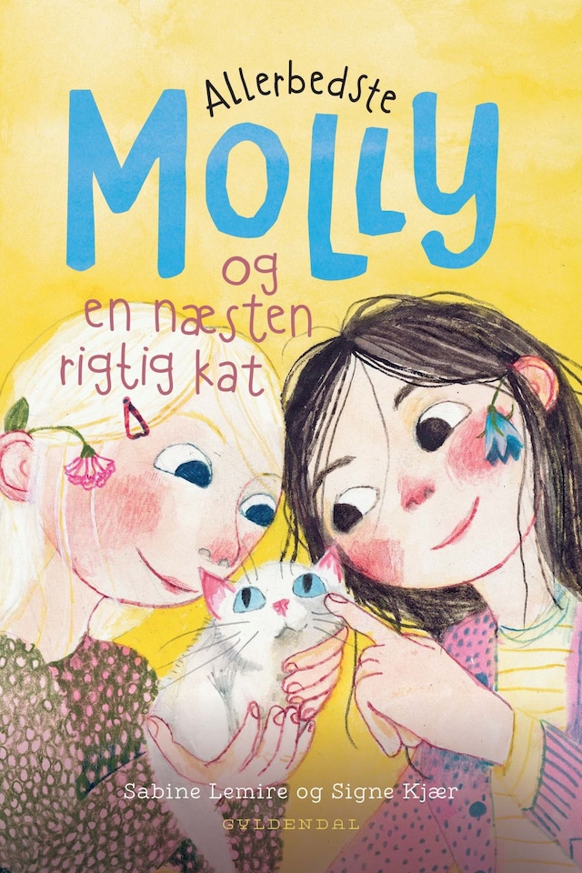 Boekomslag van Allerbedste Molly 4 - Allerbedste Molly og en næsten rigtig kat