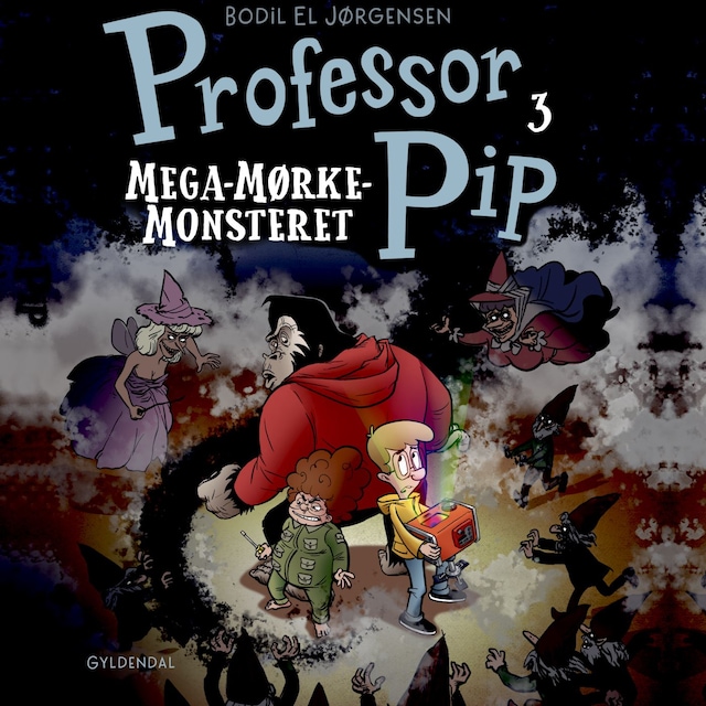Boekomslag van Professor Pip 3 - MegaMørkeMonsteret