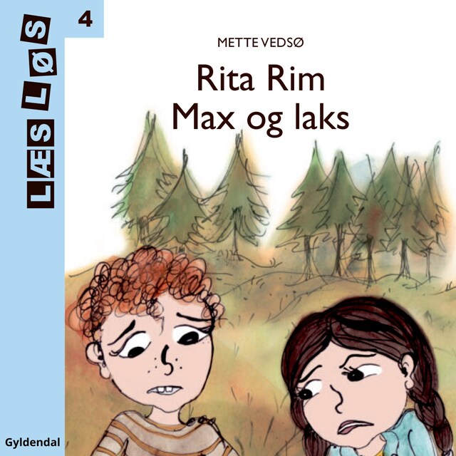 Kirjankansi teokselle Rita Rim. Max og laks