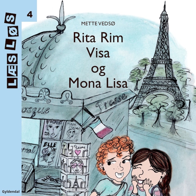 Kirjankansi teokselle Rita Rim. Visa og Mona Lisa