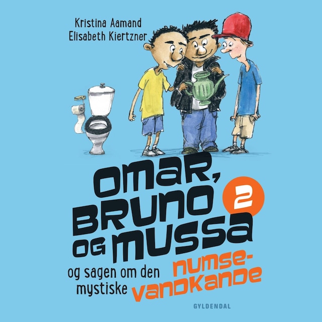 Kirjankansi teokselle Omar, Bruno og Mussa og sagen om den mystiske numsevandkande - 2