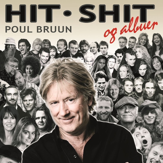 Book cover for Hit, shit og albuer