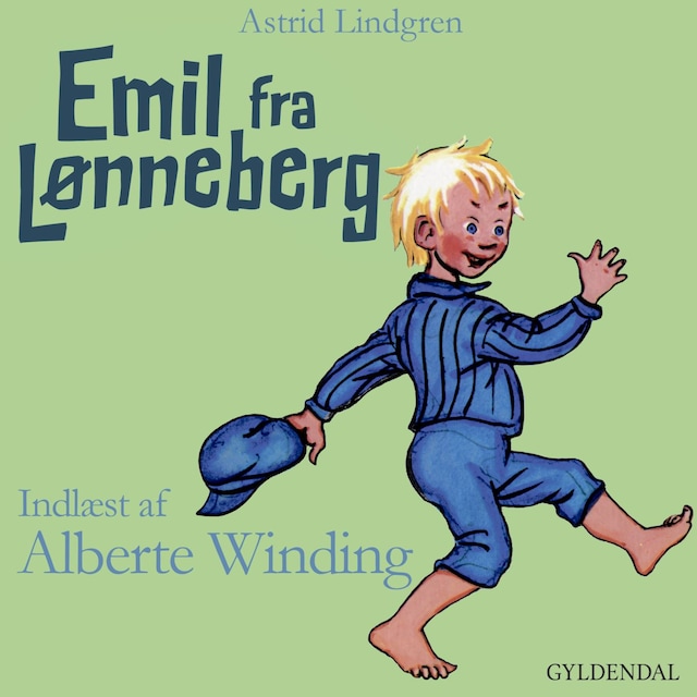 Boekomslag van Emil fra Lønneberg indlæst af Alberte Winding