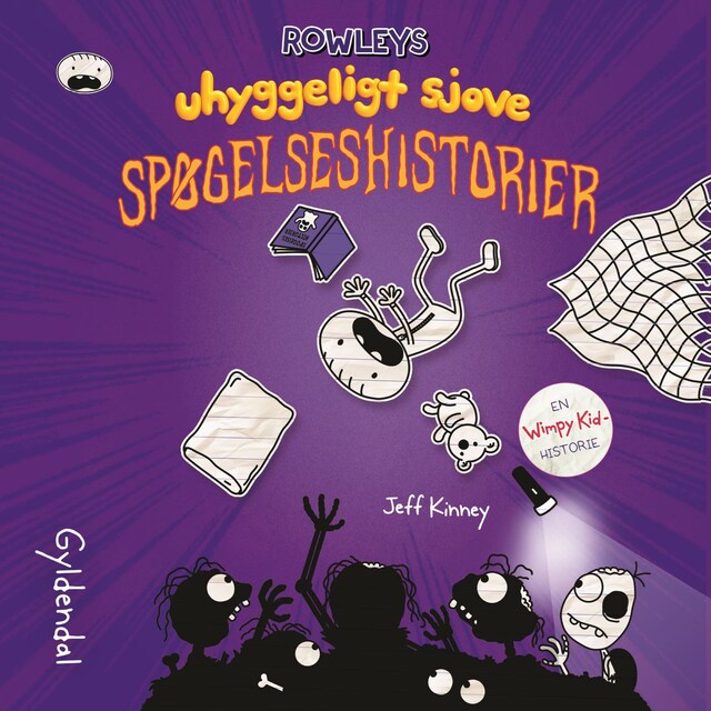 Book cover for Rowleys uhyggeligt sjove spøgelseshistorier