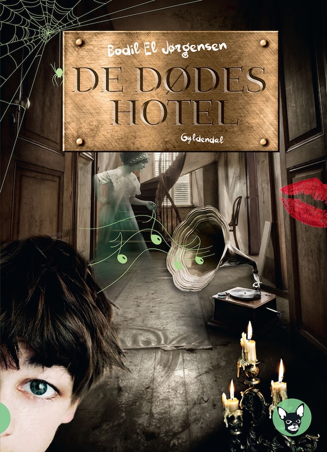 Book cover for De dødes hotel - Spøgelseslatter - Lyt&læs
