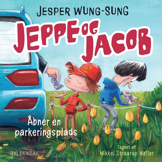 Boekomslag van Jeppe og Jacob - Åbner en parkeringsplads