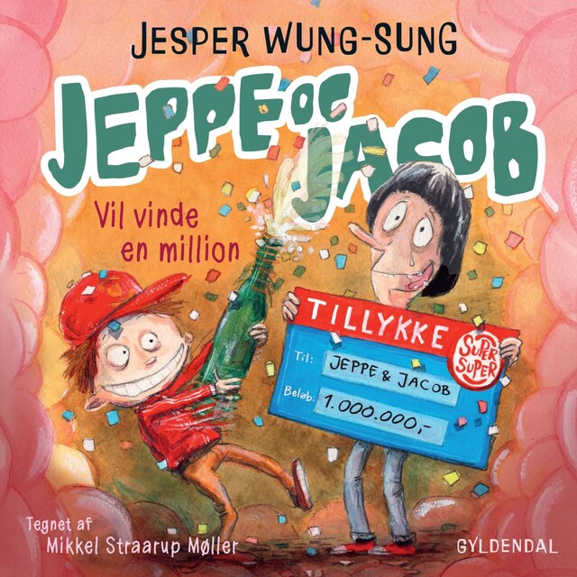 Book cover for Jeppe og Jacob - Vil vinde en million