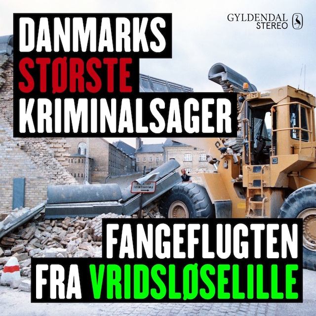 Boekomslag van Danmarks største kriminalsager: Fangeflugten fra Vridsløselille