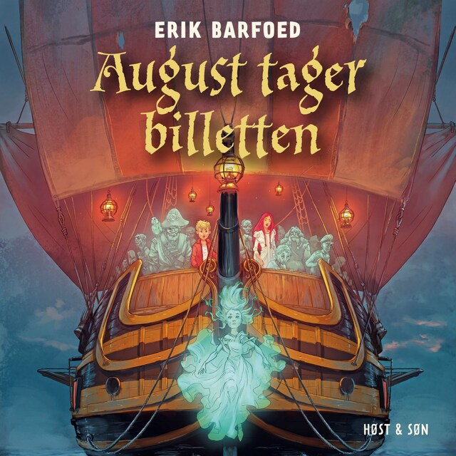 Book cover for August tager billetten