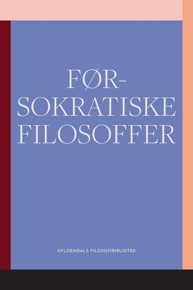 Couverture de livre pour Førsokratiske filosoffer