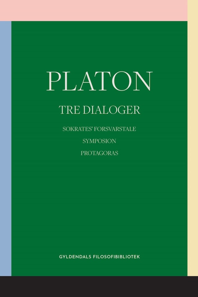 Okładka książki dla Tre dialoger