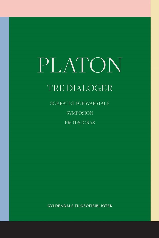 Copertina del libro per Tre dialoger