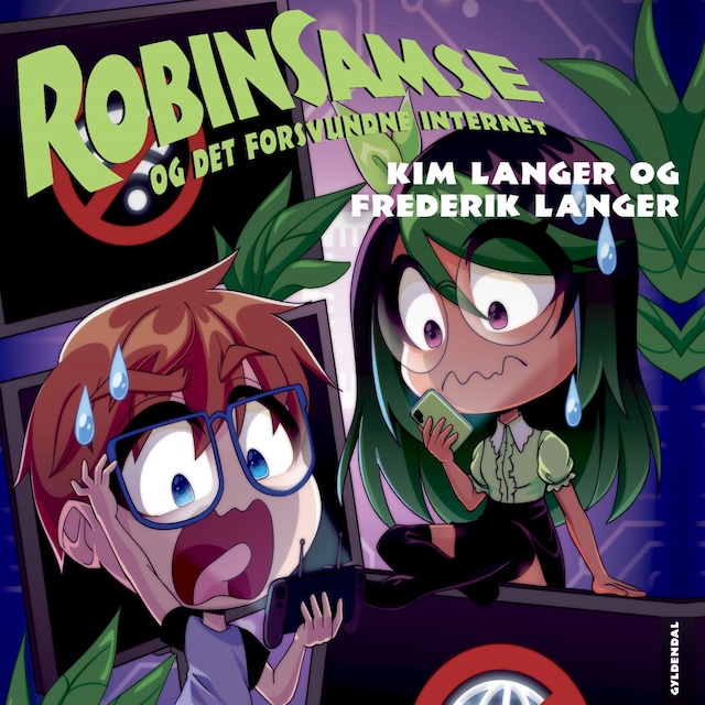 Book cover for RobinSamse og det forsvundne internet